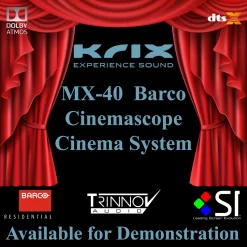 Krix MX-40 Atmos Barco 4K Cinemascope Cinema Package to buy in Castle Hill, NSW